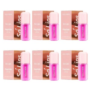 HOLLYSKIN So lips. Peptide Lip Oil 004. Frozen Lemonade – Набор увлажняющих масел для губ, 6х4 мл