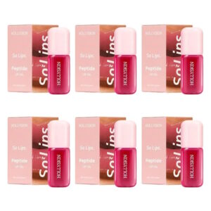 HOLLYSKIN So lips. Peptide Lip Oil 007. Rosy Gleam – Набор увлажняющих масел для губ, 6х4 мл