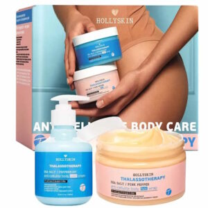 HOLLYSKIN Thalassotherapy – Разогревающее антицеллюлитное обертывание + Охлаждающий антицеллюлитный крем, 2х250 мл
