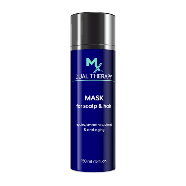 MEDICEUTICALS MX Dual Therapy - Відновлююча та антивікова маска для волосся та шкіри голови, 150 мл