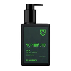 Mr.SCRUBBER Charity Project Cologne After Shower/Shave – Живильний крем для обличчя та тіла Чорний ліс, 150 мл