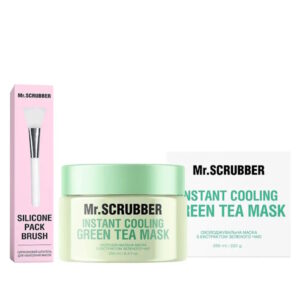 Mr.SCRUBBER Instant Cooling Green Tea Mask – Охолоджувальна маска для обличчя з екстрактом зеленого чаю, 250 мл