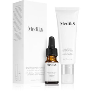 Medik8 Balance Moisturiser with Glycolic Acid Activator – Увлажняющий крем для проблемной кожи с пребиотиками и активатором с гликолевой кислотой, 50+10 мл