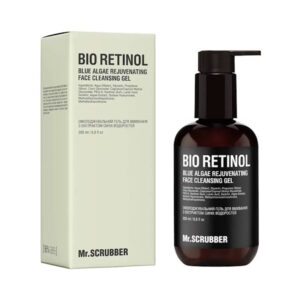 Mr.SCRUBBER Bio Retinol – Омолаживающий гель для умывания с экстрактом синих водорослей, 200 мл