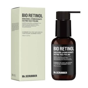 Mr.SCRUBBER Bio Retinol – Энзимный гель-пилинг для лица с бакучиолом и энзимом граната, 100 мл