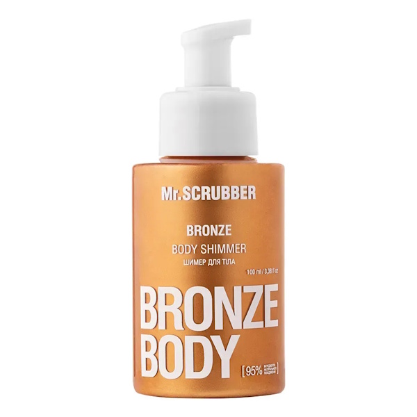 Mr.SCRUBBER Bronze Body Bronze – Шимер для тела, 100 мл