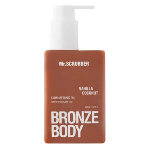 Mr.SCRUBBER Bronze Body Vanilla Coconut – Масло для тела с шимером, 150 мл