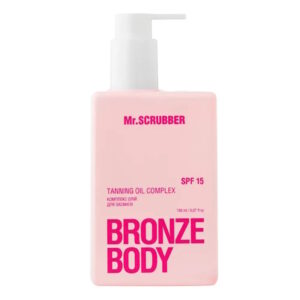 Mr.SCRUBBER Bronze Body – Комплекс масел для загара SPF 15, 150 мл