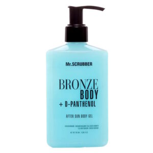 Mr.SCRUBBER Bronze Body – Заспокійливий, зволожуючий гель після засмаги з д-пантенолом та олією авокадо, 265 мл