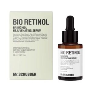 Mr.SCRUBBER Bio Retinol – Омолоджувальна сироватка для обличчя з бакучіолом, 30 мл