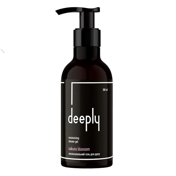 deeply Sakura Blossom Moisturizing Shower Gel – Увлажняющий гель для душа, 300 мл