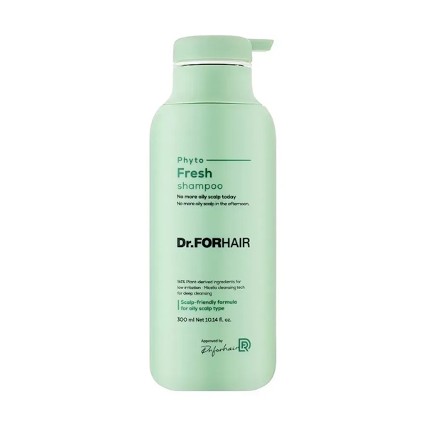 Dr.FORHAIR Phyto Fresh Shampoo - Міцелярний шампунь для жирної шкіри голови, 300 мл