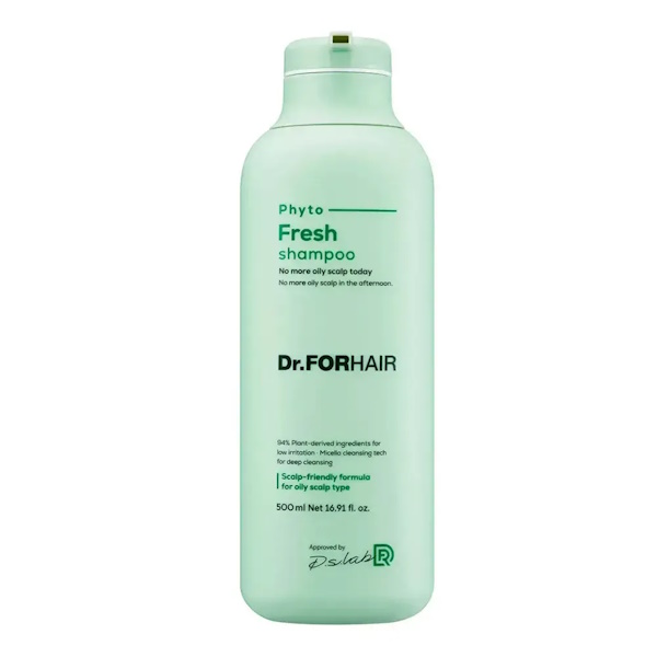 Dr.FORHAIR Phyto Fresh Shampoo - Міцелярний шампунь для жирної шкіри голови, 500 мл