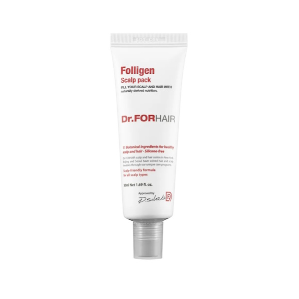 Dr.FORHAIR Folligen Scalp Pack - Оздоровлююча маска для шкіри голови, 50 мл