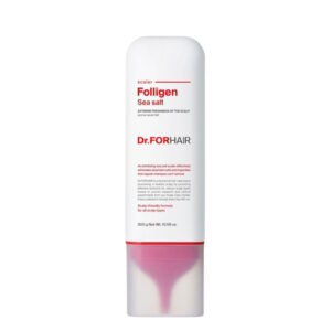 Dr.FORHAIR Folligen Sea Salt Scaler - Пілінг для шкіри голови з частинками із солі мертвого моря, 300 мл