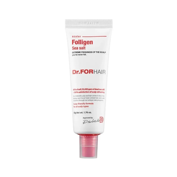 Dr.FORHAIR Folligen Sea Salt Scaler - Пілінг для шкіри голови з частинками із солі мертвого моря, 50 мл