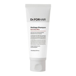 Dr.FORHAIR Heritage Shampoo Earl Grey Bliss - Антивіковий шампунь для ослабленої шкіри голови та тонкого волосся, 70 мл