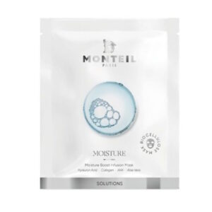 Monteil Paris Moisture Boost Infusion Mask – Біоцелюлозна інфузійна маска для зволоження шкіри, 20 мл