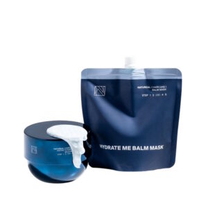 NATUREAL Hydrate Me Balm Mask – Увлажняющая бальзам-маска для волос, 250 мл рефил+флакон
