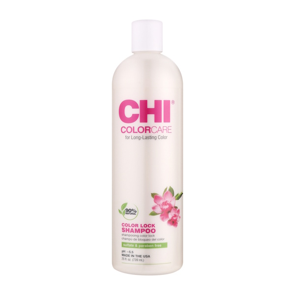 CHI Color Care Color Lock Shampoo - Шампунь для фарбованого волосся, 739 мл