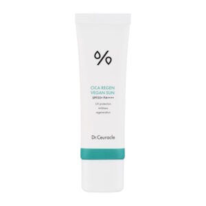 Dr.Ceuracle Cica Regen Vegan Sun SPF50+ PA++++ - Солнцезащитный веганский крем для лица, 50 мл