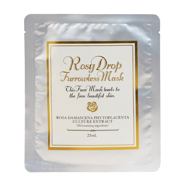 Rosy Drop Furrowless Mask – Зволожуюча маска для обличчя проти зморшок, 25 мл